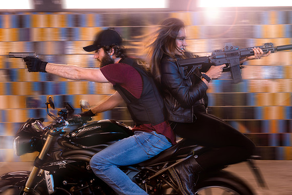 Action adventure cinematic photography